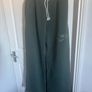 BNWT Nike Vintage green women's phoenix fleece wide leg standard fit High Rise Full length  pants for women size L UK18 EU46 Postage included Image 3