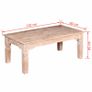 Coffee Table Acacia Wood 110x60x45 cm Image 8