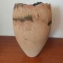 Fabulous Tall Hand-Built Studio Pottery Vase in a Textured Stoneware Clay with an Organic Asymmetric Shape, Hand Made, A Piece of Sculptural Art, But Unknown Maker Image 4