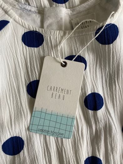 Carrement Beau designer polka dress
