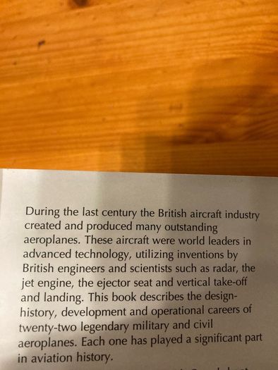 Aviation book:'Britain's Greatest Aircraft'