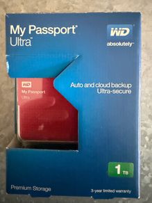 My Passport 1Tb External Backup Hard Drive