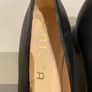 Women shoes low heel black leather designer Unisa size 5 BNWT Image 4