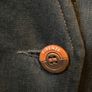 Vintage 90s Forest Green Collarless Blazer Jacket - Size 18 - Made in Ireland Image 4