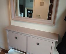 Shoe Rack , mirror and coat hanger
