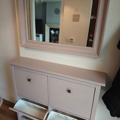 Shoe Rack , mirror and coat hanger