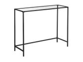 Tempered glass surface console table