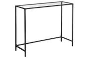 Tempered glass surface console table