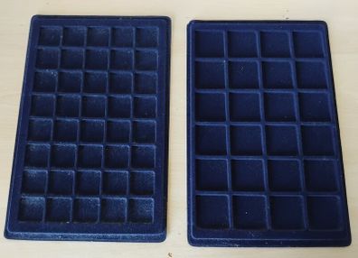 5 x Coin display trays 4x6 & 5x8 FREEPOST