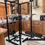 Beautiful Olympic Power Rack + Full Size Integrated Cable System, Olympic Weight, Dumbbells, Bench + Image 8