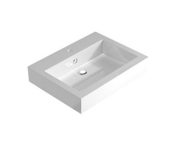 Clearance: Novum 50cm Rectangular Washbasin