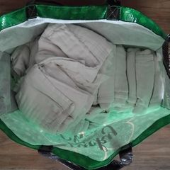 Cloth Nappy Liners + Little Lamb Storage Bag
