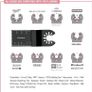 FREE EXPRESS SHIPPING 10PCS Oscillating Saw Blades Wood Metal Cutting Universal Quick Release Multitool Accessories for Bosch Craftsman Dewalt Dremel Fein Ridgid Tch Makita Milwaukee Image 6