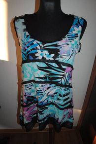 Roman sleveless floral top size UK12/14 EU40/42 Postage included