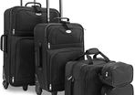 4 piece luggage set Suitcase Baggage Luggage - Storable in each other!