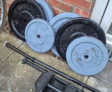 York barbell dumbells weights