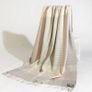 Foxford wool and cashmere throw blanket Image 4