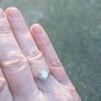 Diamond cluster engagement ring with papers Image 10