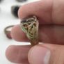 Old World Antique Mixed Brass Artisan Lot of 15 Rings Image 5