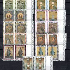 1974 Vatican City Holy Year Commemorative Stamps Marigan blocks of 4 Mint Never Hinged (MNH)
