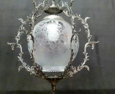 Art Deco Silver Antique Ceiling Light