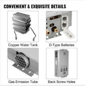6L Gas Propane Instant Tankless Hot Water Heater Boiler
