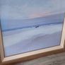 Two gold frame pictures with boats Image 9