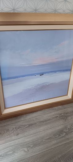Two gold frame pictures with boats