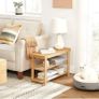 3-Tier Bamboo Shoe Bench, Shoe Rack Storage Organizer, 70 x 28 x 45 cm, ideal for Hallway, Bathroom, Living Room and Corridor Image 2
