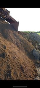 Screened quality topsoil