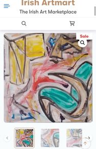 Original Abstract Painting Irish Art Large Modern Irish abstract art