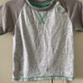 3 pack baby t-shirts grey green white Image 4