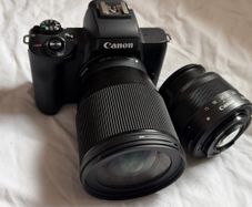 canon eos m50 mark ii and sigma 16mm f1.4 dc dn lens
