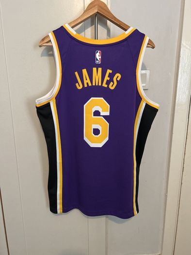 Lakers Lebron Statement Edition Jersey #6