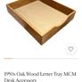 Vintage wooden tidy/ display/ paper/ letter tray Image 5