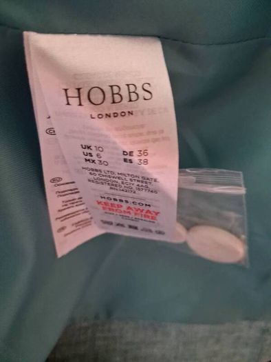 hobbs green mirabel linen blazer Size 10