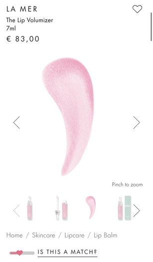 Lip gloss LA MER Creme de la Mer Volumizer sheer pink Brand new