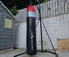5 ft boxing bag with stand