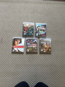 PS3 Games Bundle, 5 Complete Games with Boxes & Manuals