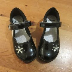 Clarks black patent....size 9