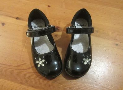 Clarks black patent....size 9