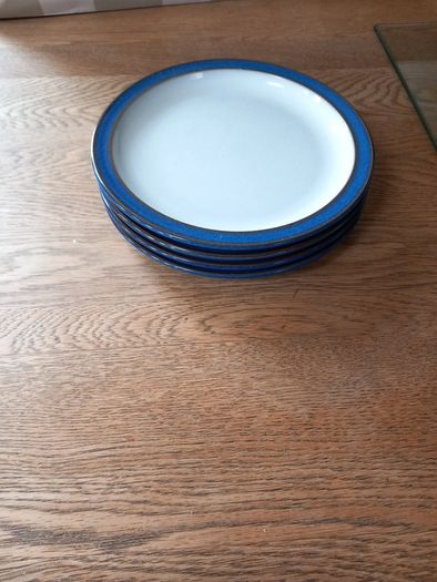 Demby Imperial Blue Side Plates x 4