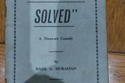 A Problem Solved 1960 by Basil A Morahan