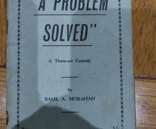 A Problem Solved 1960 by Basil A Morahan