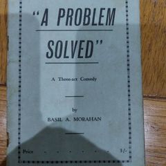 A Problem Solved 1960 by Basil A Morahan