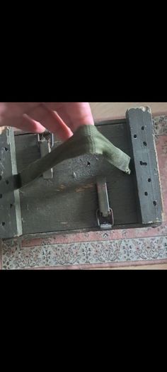 Surplus morttar bombs wooden box