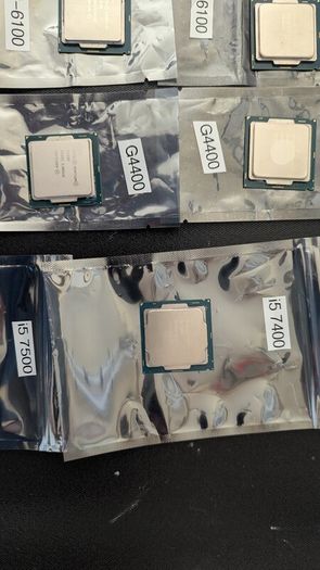 Selection of Intel Core ix/Pentium 1st to 7th generation processors