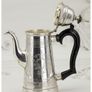 Antique Silver Plated Coffee Set: Edwardian Foliate & Armorial Decor Image 4