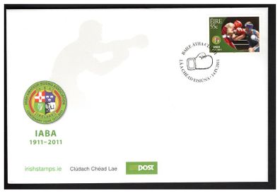 2011 Ireland Irish Amateur Boxing Association Centenary Commemorative Stamp First Day Cover (FDC)