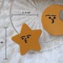 Moon & star earrings Image 3